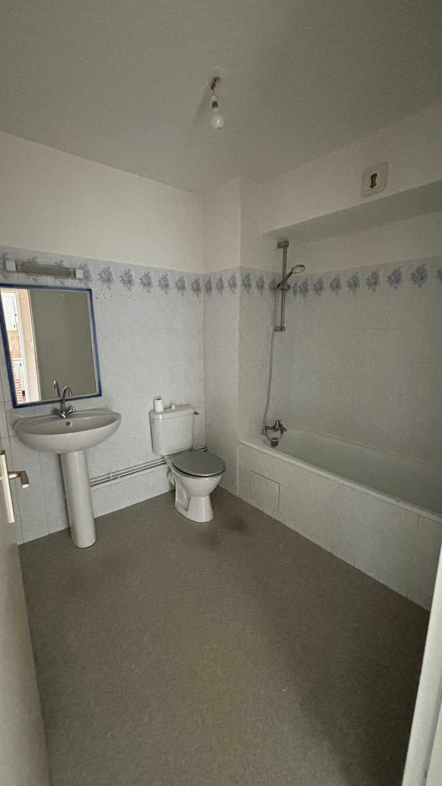 Salle de bains avec WC