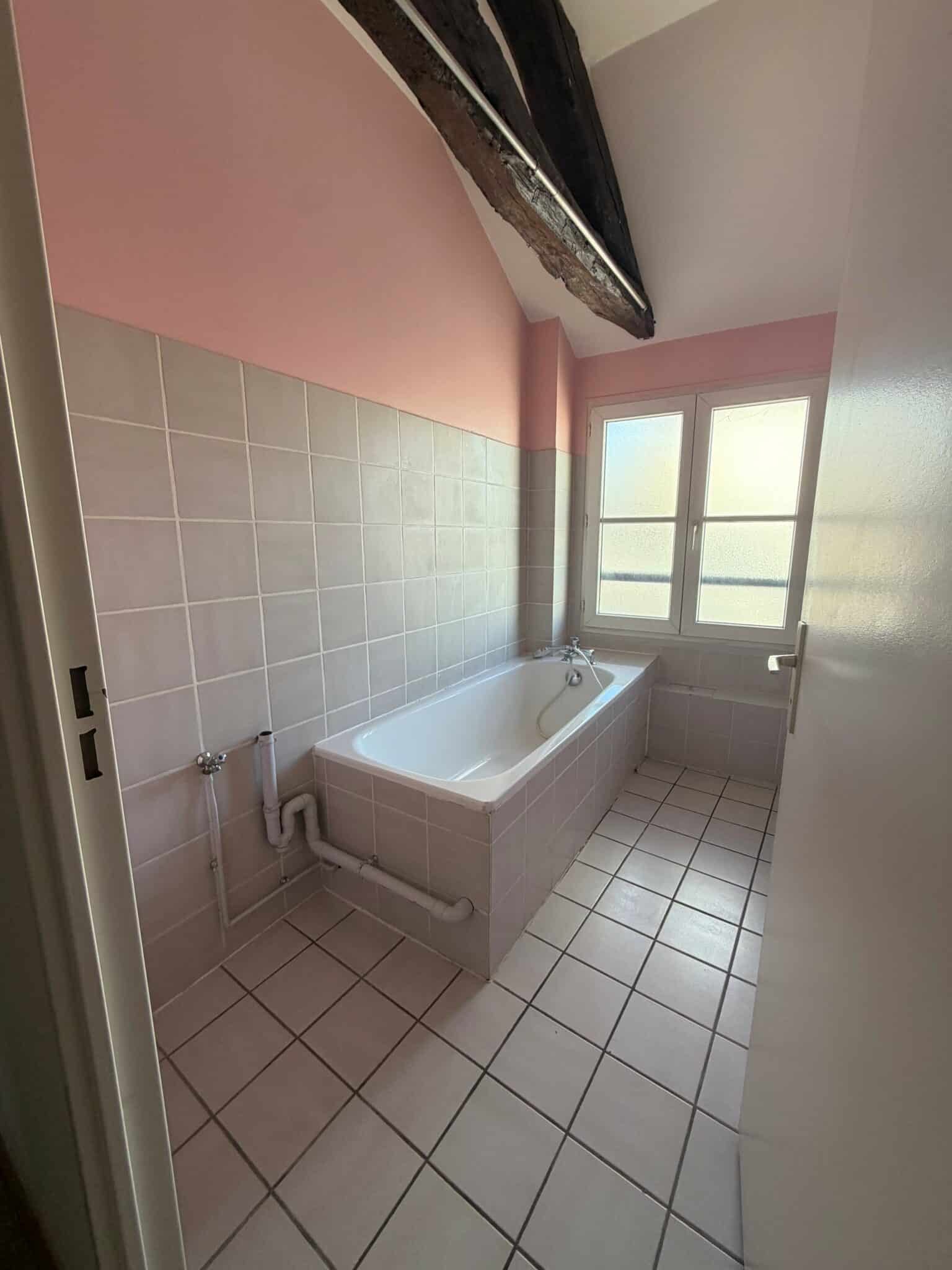 Salle de bains du T2 à louer à Limoges