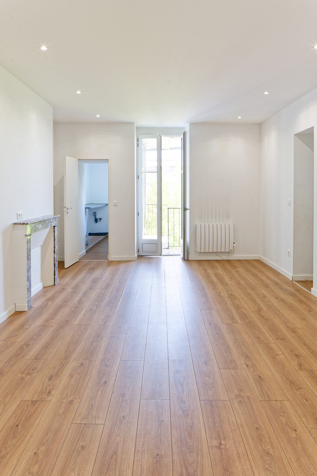 Séjour lumineux du T4 rue de la Mauvendière à Limoges